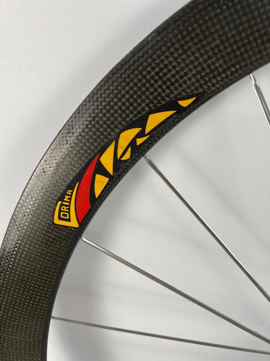 Mavic 571 HG Carbon Rear Wheelset 700c Deep Section Aero Rims Shimano HG