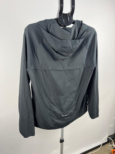 Nike Running Packable Hooded Windbreaker Jacket Dark Gray S