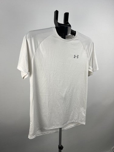 Under Armour Tech Tee Loose Fit Short Sleeve T-Shirt White Small