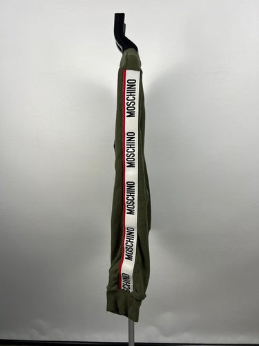 Moschino Logo Tape Crewneck Sweatshirt Green S