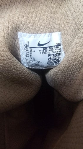 Nike Tan Tactical Combat Boots US 14 AO7507-200