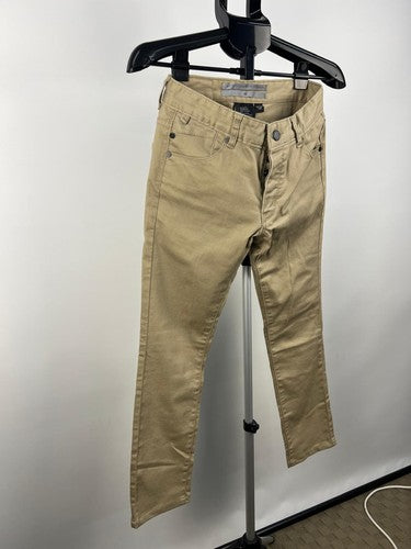 Aesthetic of Hyperism Men's Skinny Jeans W30 Beige Stretch Denim