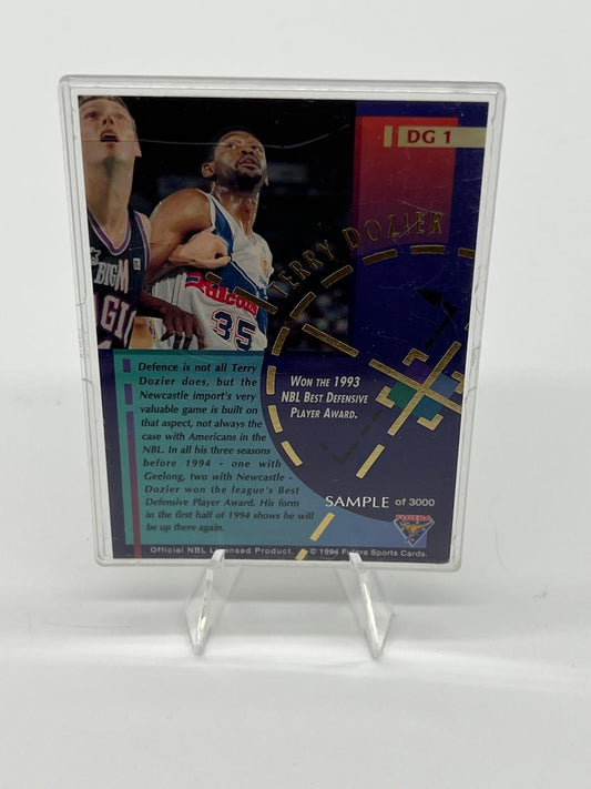 1994 Futera NBL Defensive Giants Trading Card DG1 Terry Dozier