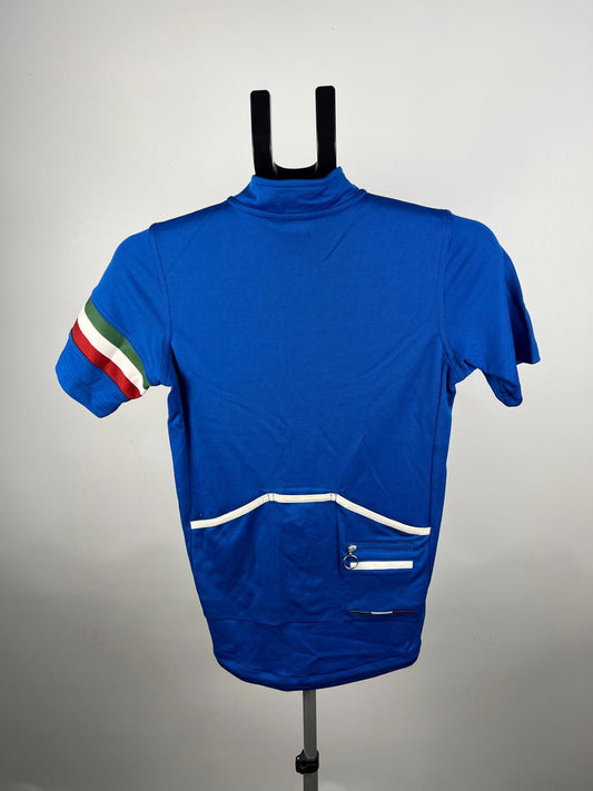 Rapha Country Jersey XS Blue Merino Blend Short-Sleeve Cycling Top