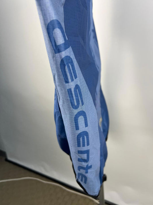 Descente Blue Lightweight Windbreaker Jacket - Small - Made in Mexico
