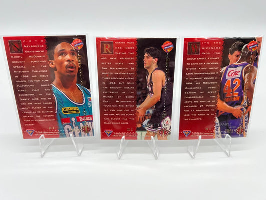 1995 Futera Basketball Cards NBL Instant Impact Full Set (6)