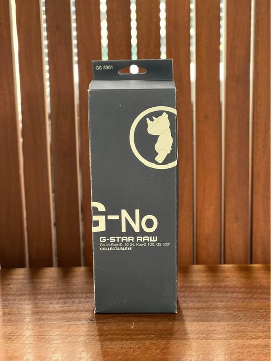 G-Star RAW G-No Collectable Rhino Toy in Box – Designer Denim Plush Figurine Limited Edition