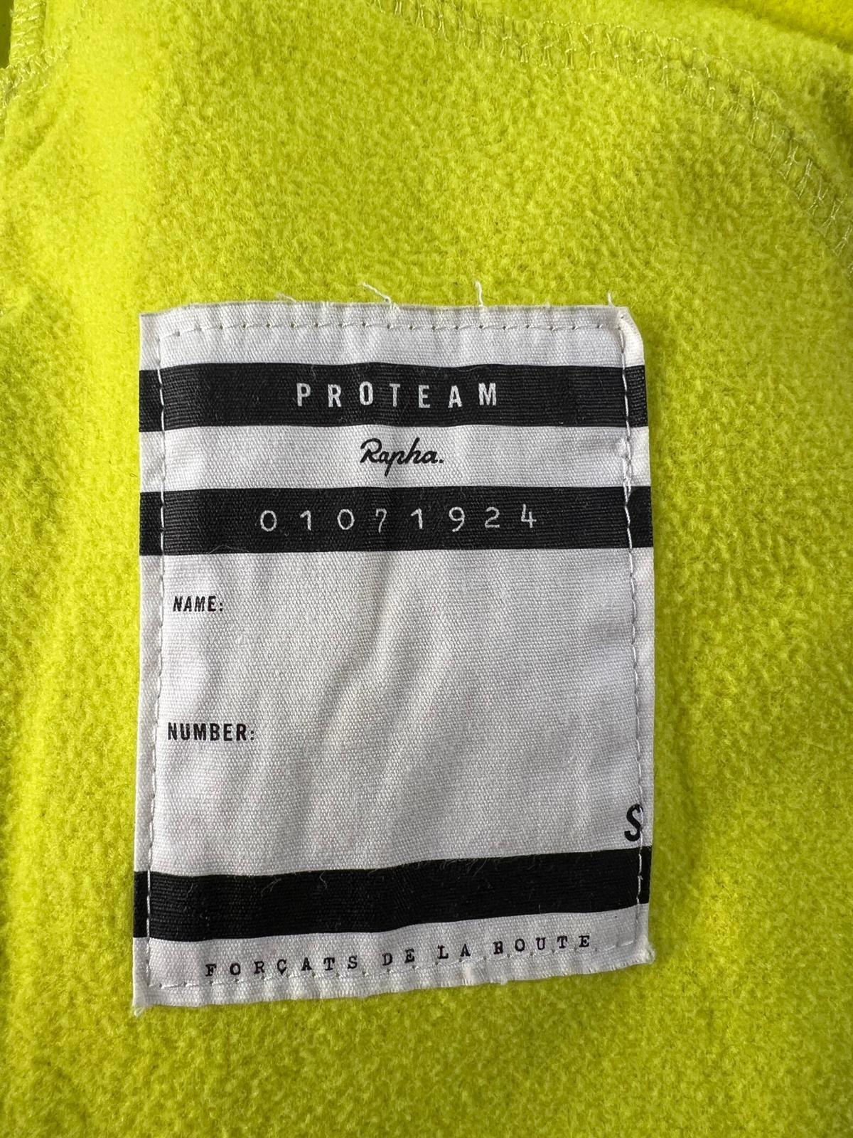 Rapha Pro Team Cycling Jacket Small Hi-Vis Yellow, Race Fit