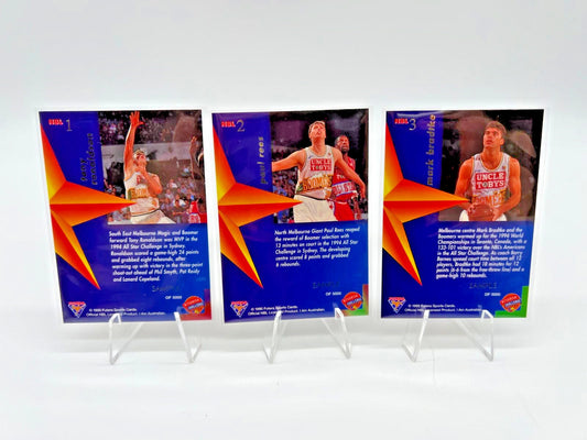 1995 Futera NBL Basketball Trading Card Star Challenge Chase Card SAMPLE SET(10)