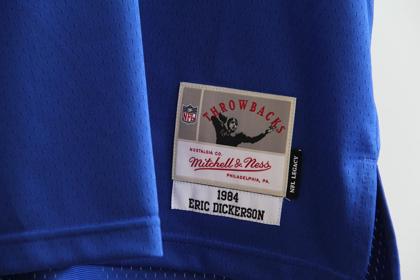 Mitchell & Ness Eric Dickerson Throwback Jersey - Blue & Yellow - NFL 1984