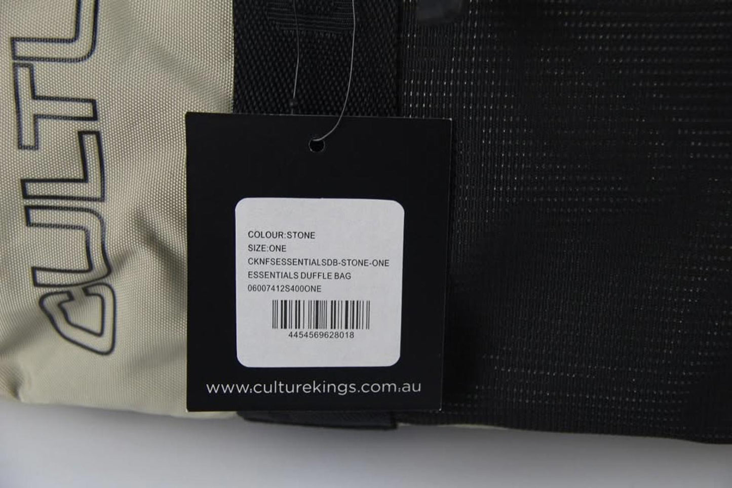 Culture Kings Essentials Duffle Bag – Stone (Not For Sale Promo)