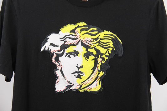 Versace Taylor Fit Medusa Pop Art Graphic Men's Tee – Size M