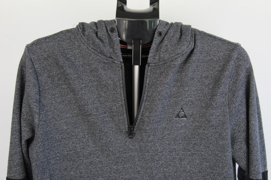 Le Coq Sportif Men's Half-Zip Pullover Hoodie – Size Small
