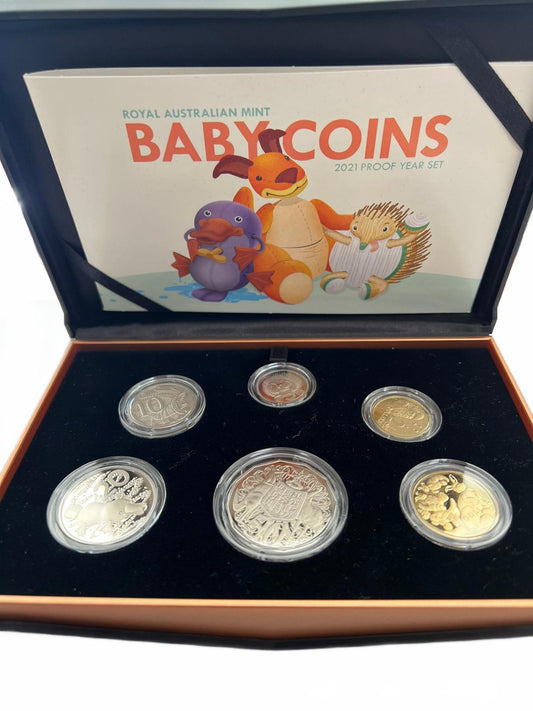 2021 AUSTRALIA BABY PROOF COIN SET - RAM