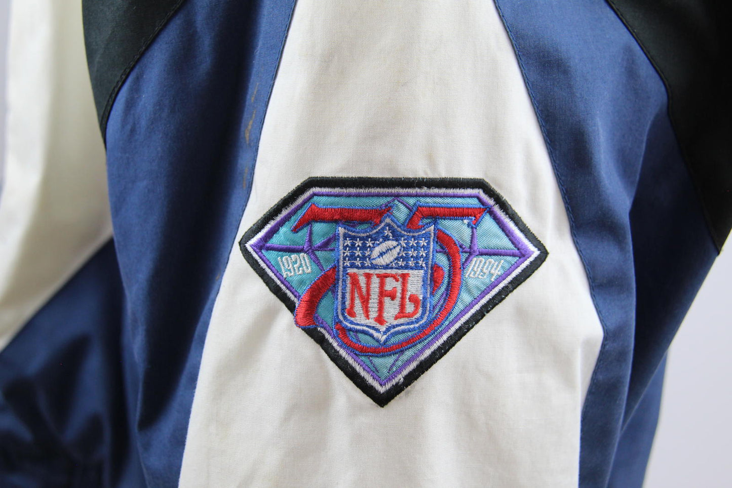 Vintage Dallas Cowboys Jacket - Bold Blue & White Design