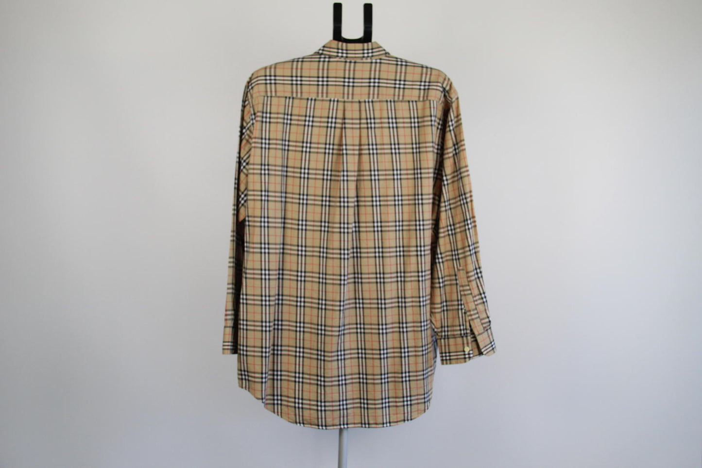 Burberry London Men’s Classic Nova Check Long Sleeve Shirt – Size XL