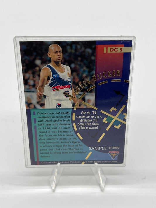 1994 Futera NBL Defensive Giants Trading Card DG5 Derek Rucker
