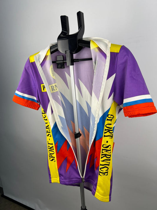 Santini SMS Sport Service Russia Cycling Jersey M Made in Italy