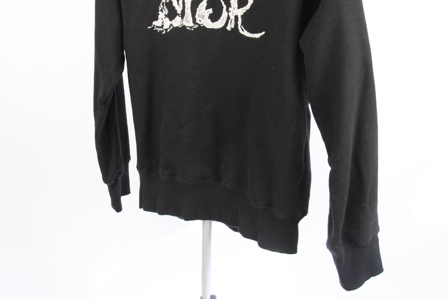 Dior x Peter Doig Black Distressed Logo Sweatshirt