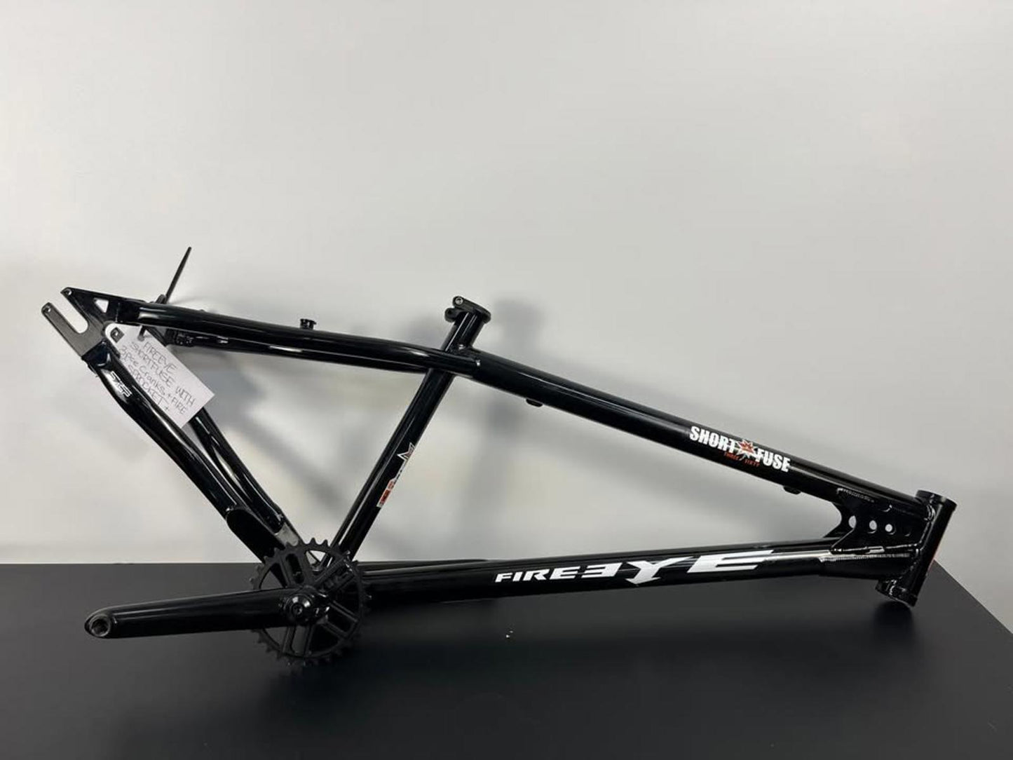 FireEye Short Fuse 360 Dirt Jump Bicycle Frame With Cranks-Sprocket & Seat Clamp