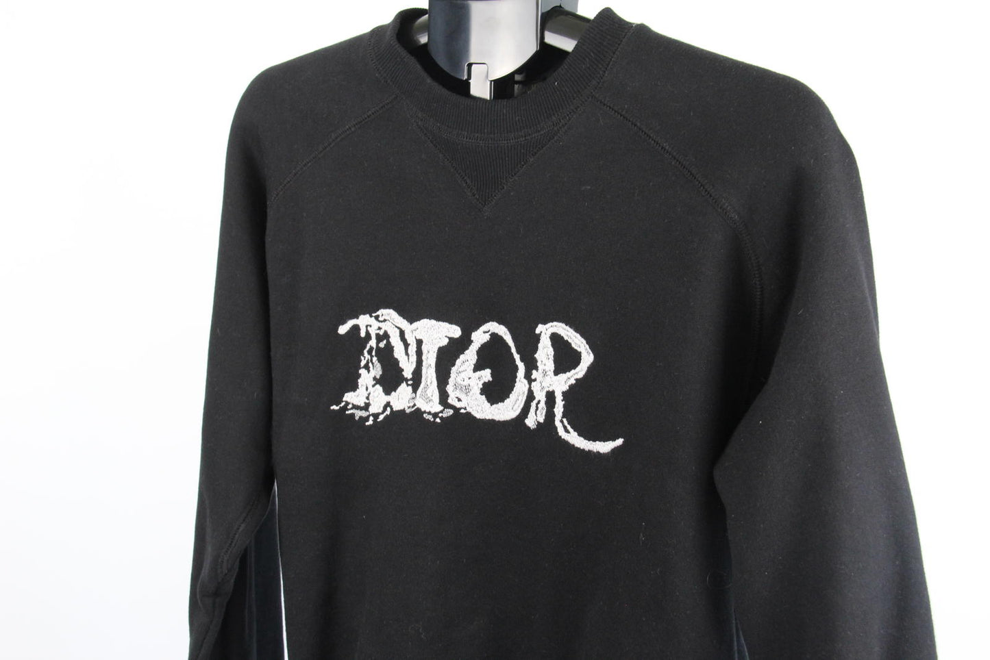 Dior x Peter Doig Black Distressed Logo Sweatshirt