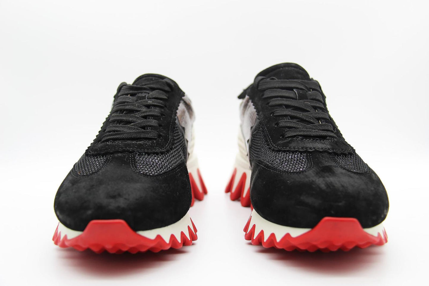 Christian Louboutin Loubishark 'Black Silver' Sneakers – EU 40 / UK 6.5