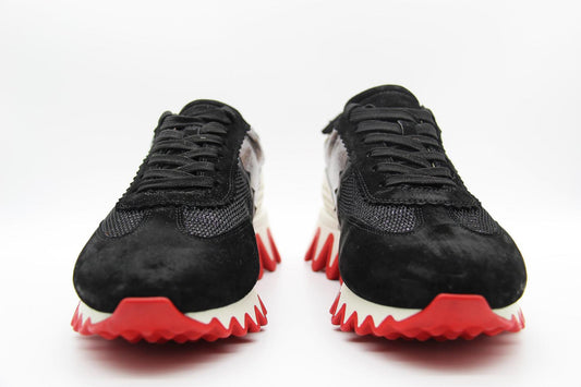 Christian Louboutin Loubishark 'Black Silver' Sneakers – EU 40 / UK 6.5