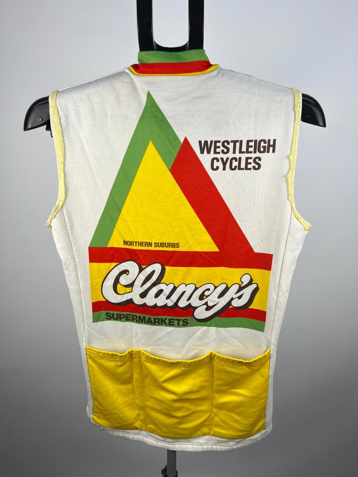 Vintage Cycling Jersey Vest - AU Medium
