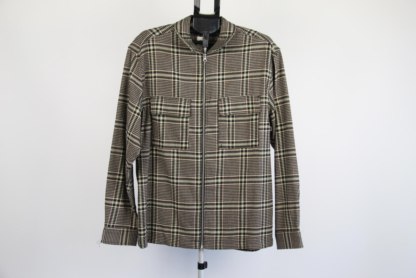 H&M L.O.G.G. Men's Zip-Up Overshirt Jacket – Size Large –
