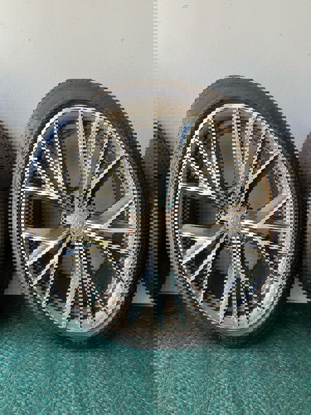 Genuine Audi 20" Alloy Wheels + Pirelli Tyres 265/35 R20 – A6 A7 A8 S7 5x112