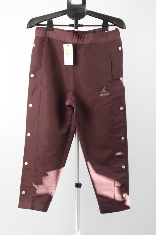 Nike Jordan x A Ma Maniére Snap Pants Burgundy-Size Small – Brand New with Tags