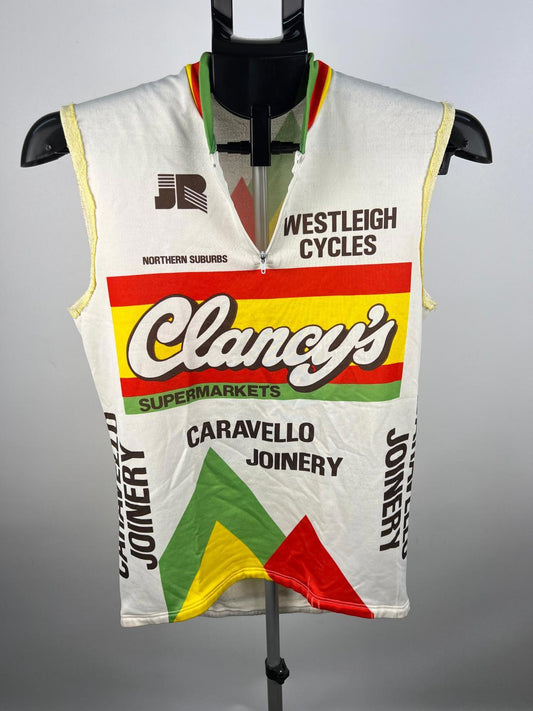 Vintage Cycling Jersey Vest - AU Medium