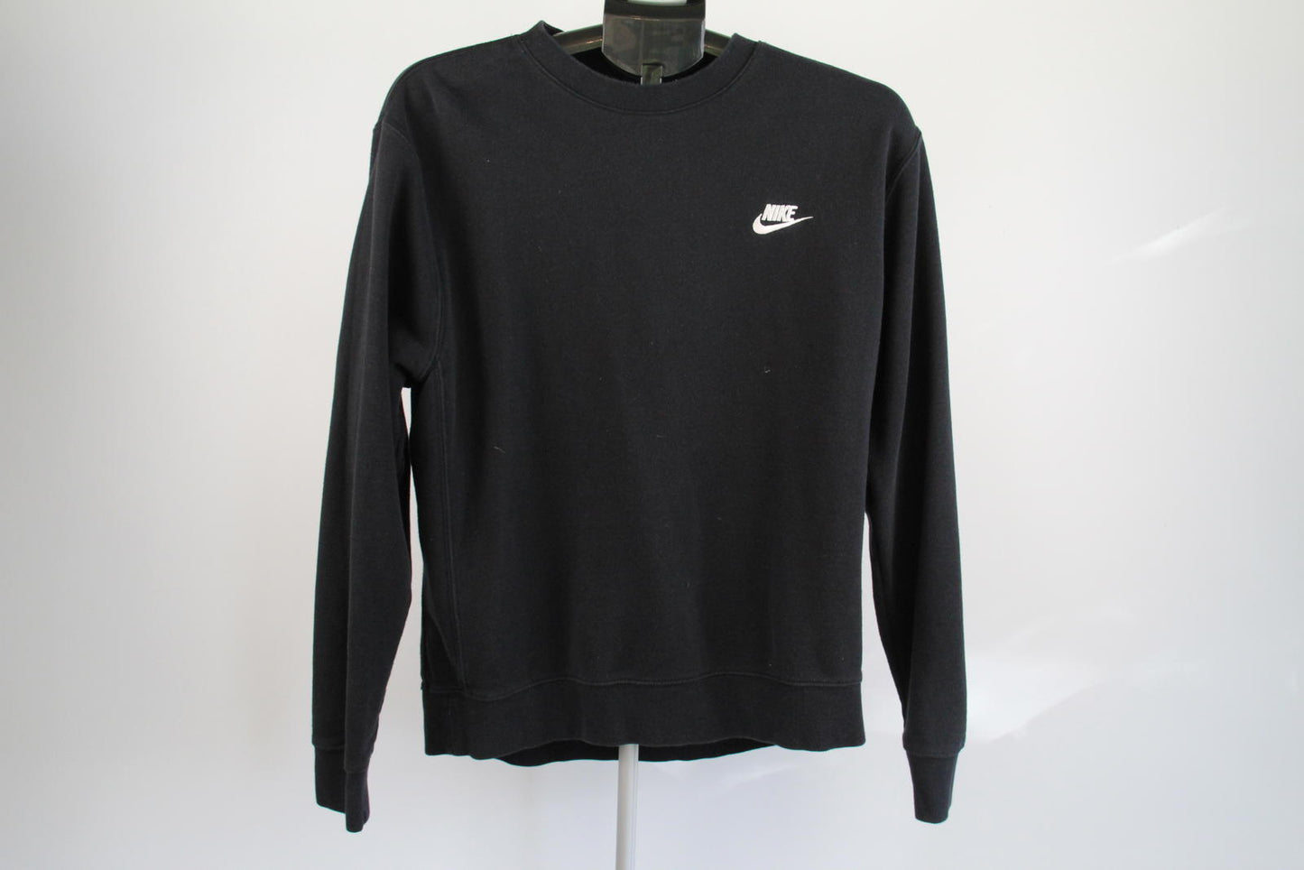 Nike Black Fleece Crew Neck Sweatshirt - Size M