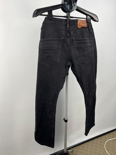 Cassette black denim jeans size 32