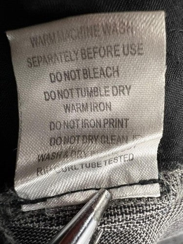 Parc Diamond Men's Wool Blend Plaid Dress Pants Gray Size 30