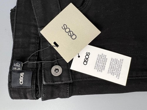 ASOS Black Denim Five-Pocket Jeans - New with Tags
