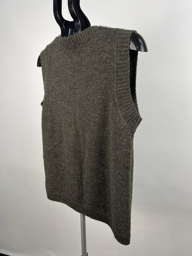 Freshjive Wool Sweater Vest Gray Men's Size S