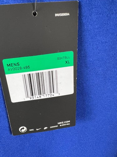 Nike NBA PHILA Philadelphia 76ers Blue Men’s T-Shirt XL