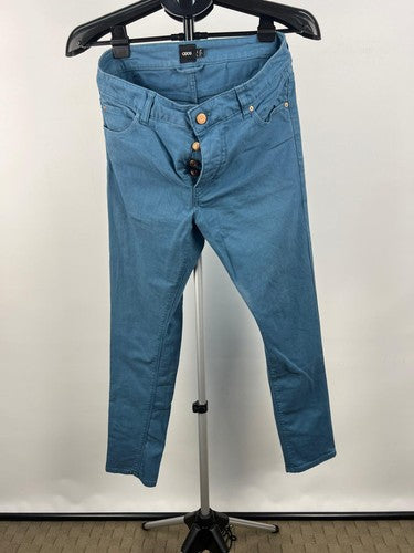 ASOS Men’s Skinny Jeans Blue W30 L30 Button Fly