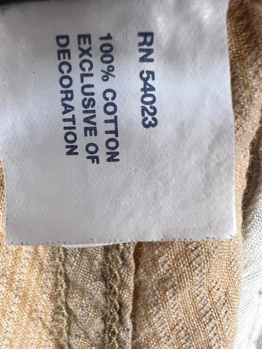 GAP Men's Seersucker Drawstring Pants Khaki Stripe Size S