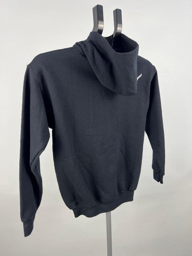 Gildan Heavy Blend Youth L Black Full Zip Hoodie Sable & Argent