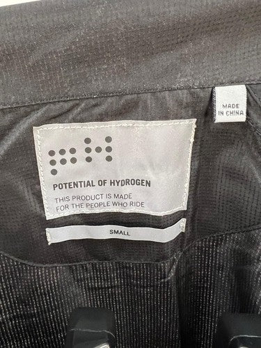 Potential of Hydrogen Cycling Windbreaker Jacket Black Small