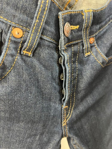 True Religion Zach Men's Jeans Blue Button Fly Made in USA 31