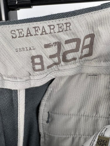 G-Star RAW S.C. Navy Art Chino Pants Grey 30x32 Wool Blend