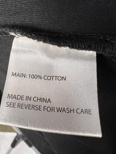 Carré Paris black long sleeve cotton T-shirt Men’s Large