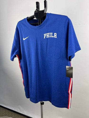 Nike NBA PHILA Philadelphia 76ers Blue Men’s T-Shirt XL