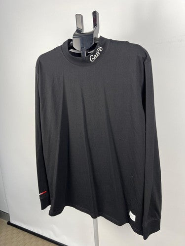 Carré Paris black long sleeve cotton T-shirt Men’s Large