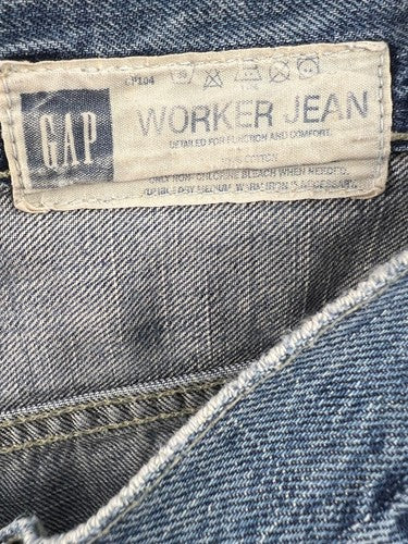 GAP Worker Jean 30x30 Blue Denim Men's Straight Leg Made in USA