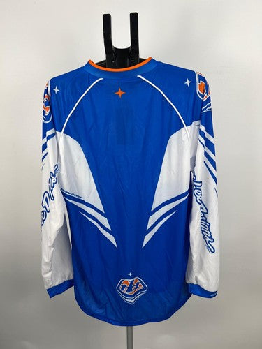 Troy Lee Designs GP Motocross Jersey Blue/White Size Large
