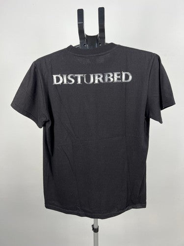 Disturbed Indestructible Graphic T-Shirt Black THUNDER Size M 100% Cotton